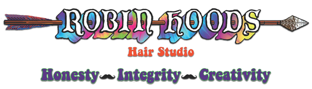 Robin Hood's Hair Studio Logo